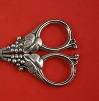 Cohr Sterling Silver Grape Shears 5 1/2" Heirloom