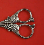 Cohr Sterling Silver Grape Shears 5 1/2" Heirloom