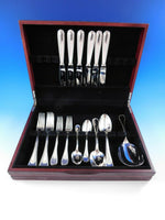 Perles by Christofle France Silverplate Flatware Set for 6 Dinner Service 31 pcs