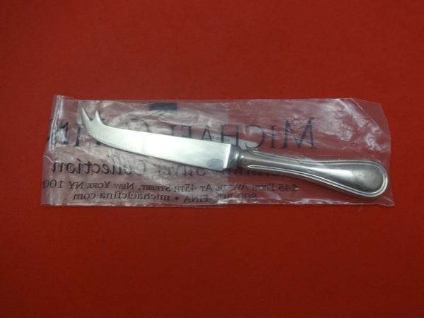 English Thread by Carrs Sterling Silver Cheese Knife with Pick 8" New