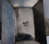 Peruvian .925 Silver Toothpick Holder with Lamas and Etched Volcanos (#4737)