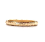 14k Yellow Gold Wedding Band with Raised Scallop Jewelry (#J5729)