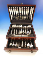 Acorn by Georg Jensen Sterling Silver Flatware Service 12 Set 110 pc XL Dinner