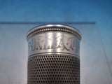 Sterling Silver Jigger / Shot Glass Engraved Only A Thimble Full (#6592)