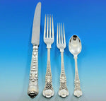 Coburg CJ Vander English Sterling Silver Flatware Set 8 Service Dinner 32 pcs