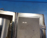 Austrian .935 Silver Compact with Gold Washed Interior Engraved 3 3/8" (#7011)