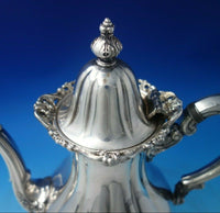 Rose Point by Wallace Silverplate Tea Set 5pc (#6285)