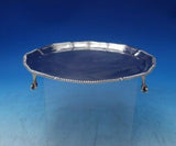 Gadroon by Goldsmiths and Silversmiths English Sterling Silver Salver Tray #6388