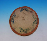 Gorham Sterling SIlver Pin Cushion Round Large BC Floral Motif #B276 (#3569)