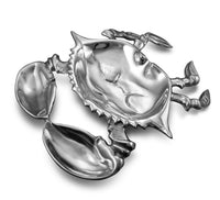 Grande Baroque Wallace Sterling Silver Crab Seafood Set w/Crab Dish and Mallet