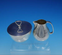 Bernadotte by Georg Jensen Sterling Silver Sugar and Creamer 2pc #1015 (#3315)