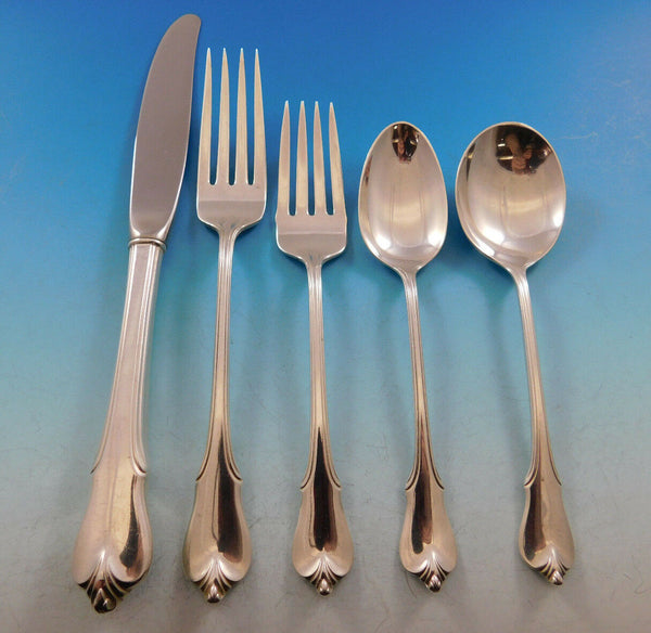 Grand Colonial by Wallace Sterling Silver Flatware Set Service 30 pieces