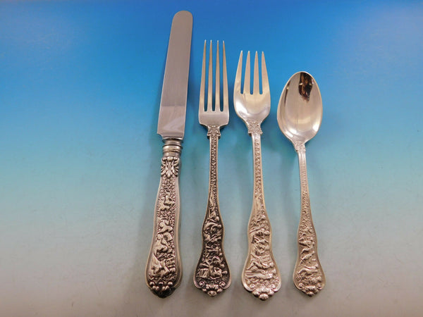 Olympian by Tiffany and Co Sterling Silver Flatware Service for 6 Set 27 pieces