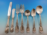 Florentine by Gorham Sterling Silver Flatware Set for 8 Service 56 pcs Figural