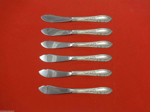 Hampton Court by Reed & Barton Sterling Silver Trout Knife Set 6pc HHWS  Custom
