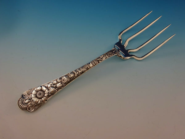 Cluny by Gorham Sterling Silver BBQ Serving Fork 7 1/2" Custom Made