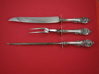 Sir Christopher by Wallace Sterling Silver Roast Carving Set 3-pc HHWS  13 1/2"