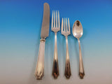 King Albert by Whiting Sterling Silver Flatware Service for 12 Set 108 pieces