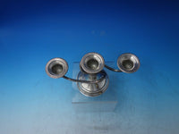 Gadroon by Crown Silver Co. Sterling Silver Candelabra Pair c.1920 3-light #6201