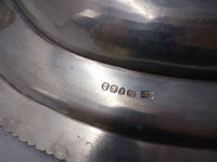English Georgian Sterling Silver Platter Oval 19 1/2" 1821 London (#6330)