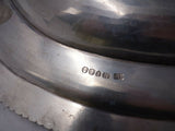 English Georgian Sterling Silver Platter Oval 19 1/2" 1821 London (#6330)