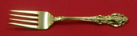 Grand Victorian Vermeil By Wallace Sterling Silver Salad Fork 6 1/2"