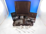 Elysee by Puiforcat French Sterling Silver Flatware Set Dinner Service 95 pieces