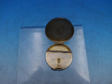 European .935 Sterling Silver Pill Trinket Box Brite-cut GW Interior c1930 #6511