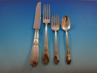 Troubadour by Frank Whiting Sterling Silver Flatware Service Set 65 Pcs "D" Mono