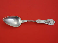 Saxon Stag by Duhme Sterling Silver Coffee Spoon fancy brite-cut twisted 5 7/8"