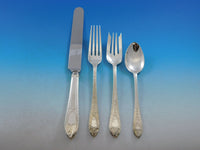 Faneuil Engraved by Tiffany & Co. Sterling Silver Flatware Set 8 Service 88 pcs