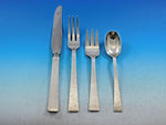 Starlit by Allan Adler Sterling Silver Flatware Set for 12 Service 55 pieces