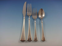 Coventry Forge by Wallace Sterling Silver Flatware Set 8 Service 38 Pcs