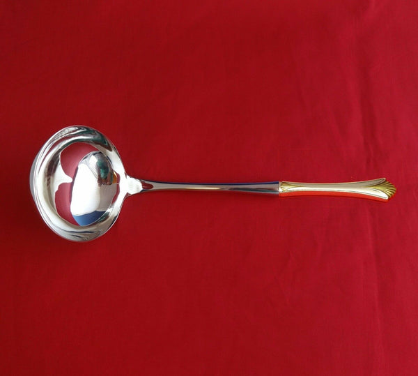 Regency Shell Gold by Lunt Sterling Silver Soup Ladle HHWS  Custom Made 10 1/2"