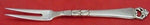 Danish Crown by Frigast Sterling Silver Escargot Fruit Fork 4 1/4" Rare