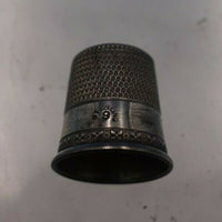 Simons Sterling Silver Thimble #50 0.07 ozt 3/4" x 5/8" (#6605)