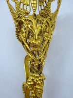 Gilt Bronze Tussie Mussie Posey Posy Holder with Large Butterflies (#J1283)