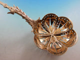 Gorham Sterling Silver Sugar Sifter GW w/ Christian Motif Cross & Leaves Pierced