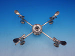 Georgian English Sterling Silver Adjustable Warming Stand with Burner (#4204)