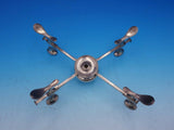 Georgian English Sterling Silver Adjustable Warming Stand with Burner (#4204)