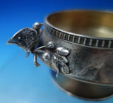 Birds Nest by Gorham Coin Silver Master Salt Dip Figural Birds #710 (#6245)