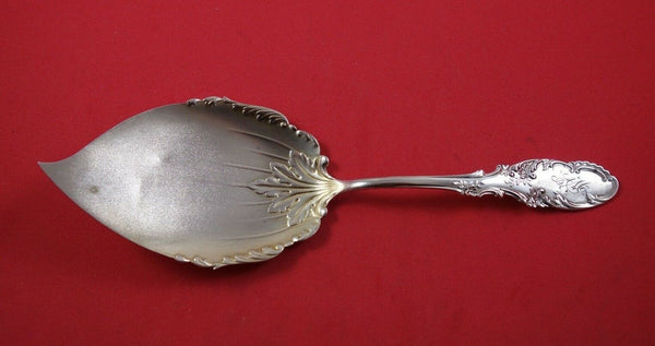 Frank Whiting Sterling Silver Aspic Server Gold Washed 8 3/4"