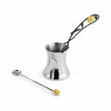 Michael Aram Pomegranate Stainless Steel Brass Coffee Pot with Spoon - 175214