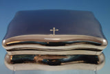 Buccellati Italian Sterling Silver Jewelry Box with Etched Cross (#2136)