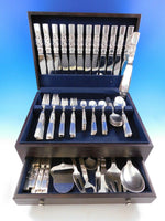 Scroll by Georg Jensen Danish Sterling Silver Flatware Set Service 93 pcs Dinner