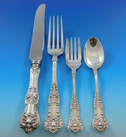 Queens by Birks Sterling Silver Flatware Set Dinner Service 61 Pieces Canada