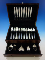 Diamond by Reed & Barton Sterling Silver Flatware Set 8 Service 37 pcs Modern