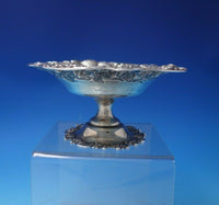 Strawberry by Mauser Sterling Silver Compote Raised #346 3" x 6 1/4" (#5058)