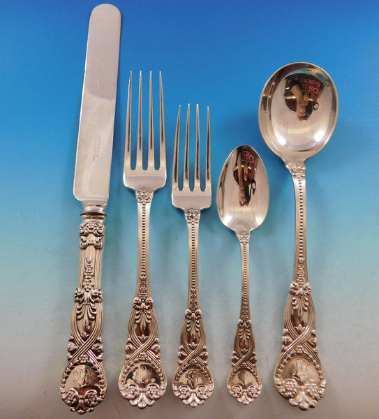 Saint James by Tiffany Co Sterling Silver Flatware Set 12 Service 60 pcs Dinner