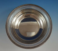 English Gadroon by Gorham Sterling Silver Fruit Bowl #251 Pierced Border (#2587)